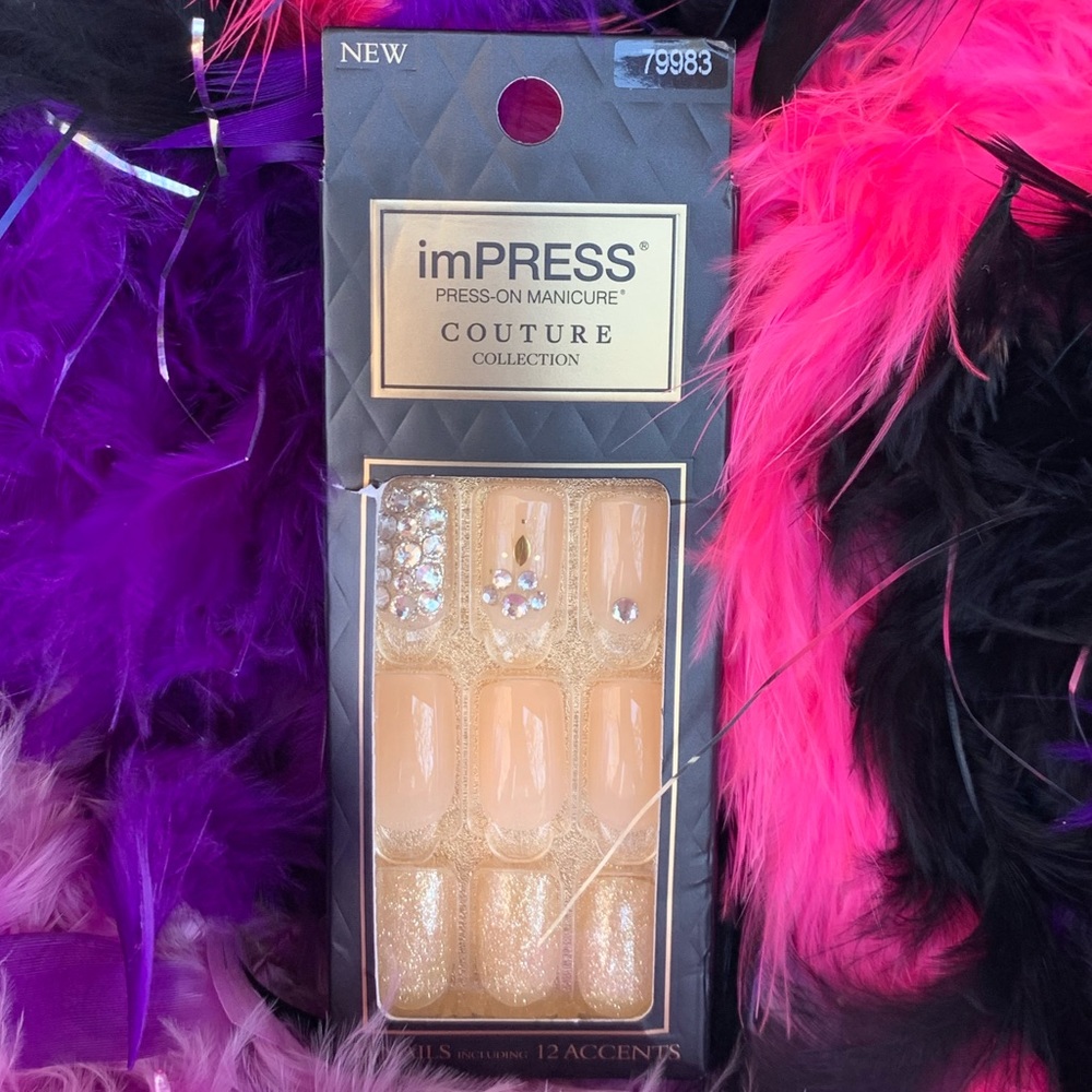 NIB 3/$20 Impress Couture Press On Nails